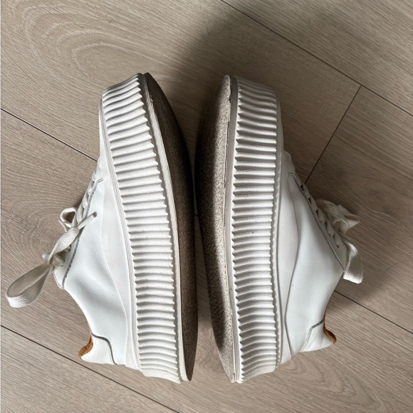 Jil Sander White Leather Platform Sneaker | Size 36 - Picture 3 of 9